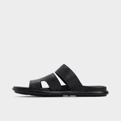 Windham Black Men's Sandals & Slides - Slide sandal