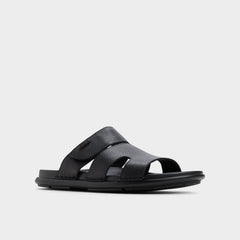 Windham Black Men's Sandals & Slides - Slide sandal