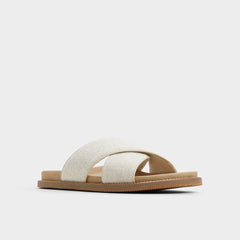 Marrin Open Beige Men's Slides - Slide sandal