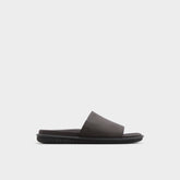 Galesa Brown Men's Slides - Slide sandal