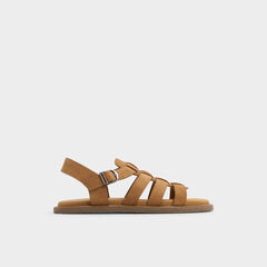 Warley Camel Men's Sandals & Slides - Strappy flat sandal