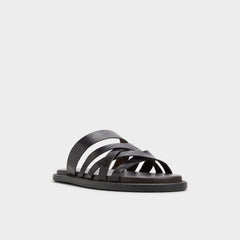 Haniff Brown Men's Sandals & Slides - Strappy flat sandal