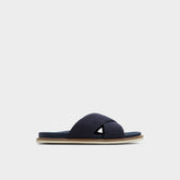 Marrin Navy Men's Slides - Slide sandal