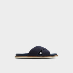 Marrin Navy Men's Slides - Slide sandal