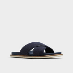 Marrin Navy Men's Slides - Slide sandal