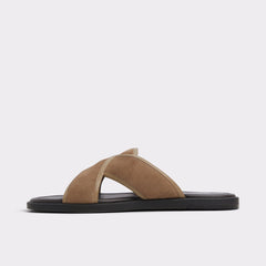 Olino Other Brown Men's Slides - Slide sandal