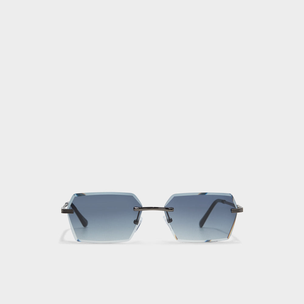 Kaaolle Dark Grey Men's Rectangle - Rectangle sunglasses