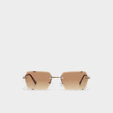 Kaaolle Gold Men's Rectangle - Rectangle sunglasses