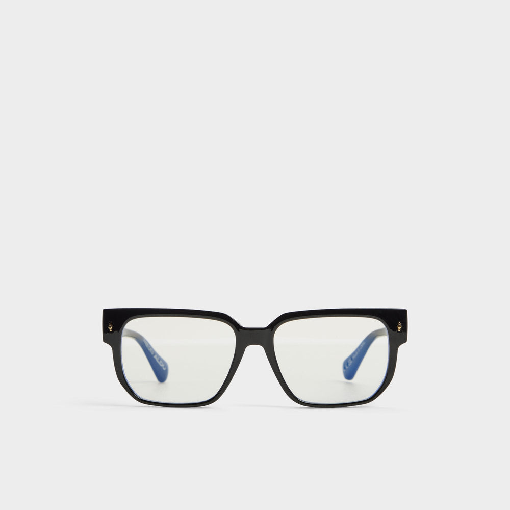Nightfall Black Men's Rectangle - Non-prescription reading glasses