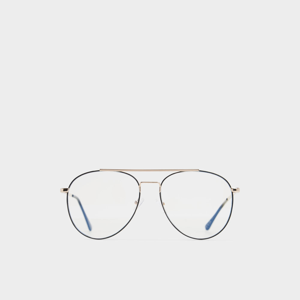 Edoawen in Black Gold Multi - Non-prescription reading glasses