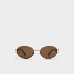 Sunniesclubx Gold Men's Round - Round sunglasses