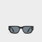 Brompton Black Men's Rectangle - Rectangle sunglasses