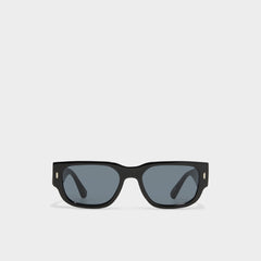 Brompton Black Men's Rectangle - Rectangle sunglasses