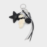 Astrobear in Black Silver Multi - Bag charm