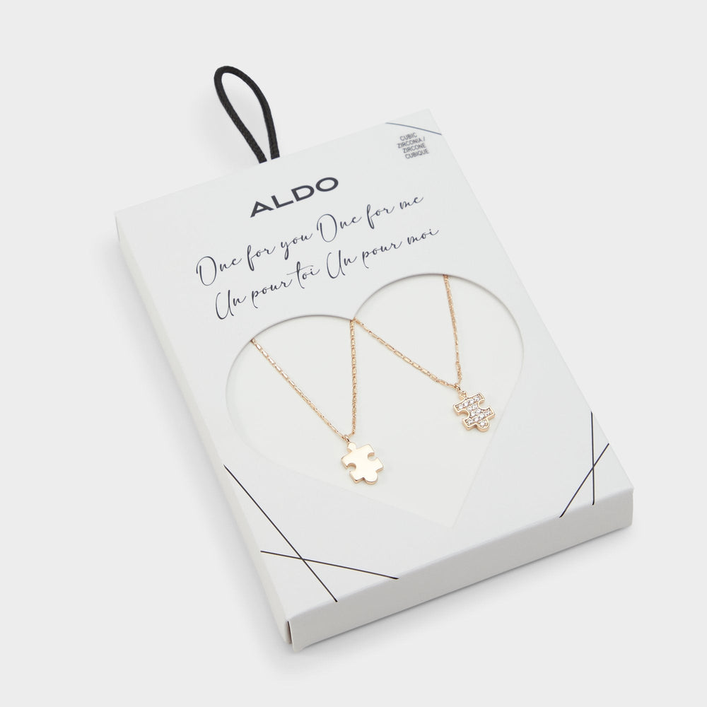 Besties Gold/Clear Multi Women's Necklaces - Gift set