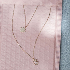 Besties Gold/Clear Multi Women's Necklaces - Gift set