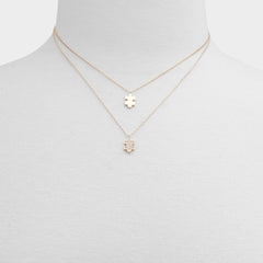 Besties Gold/Clear Multi Women's Necklaces - Gift set