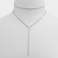Alata Silver/Clear Multi Women's Cubic Zirconia - Necklace