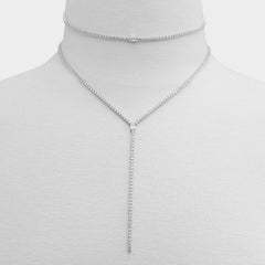 Alata Silver/Clear Multi Women's Cubic Zirconia - Necklace