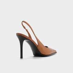 Re in Samantha Light Brown - Sling back high heel Stiletto heel