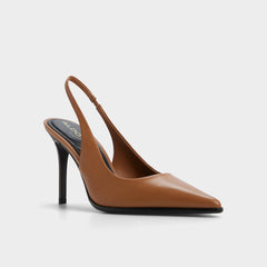 Re in Samantha Light Brown - Sling back high heel Stiletto heel