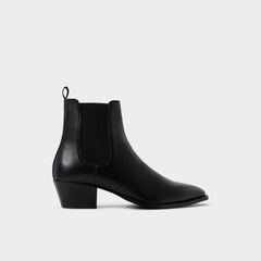 Jako in Black - Chelsea boot Block heel