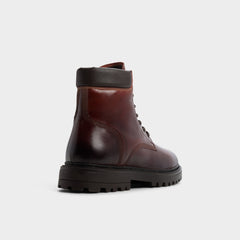 Lug sole Draco in Medium Brown - Combat boot