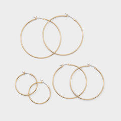 Dailyhoops in Gold - Earring set
