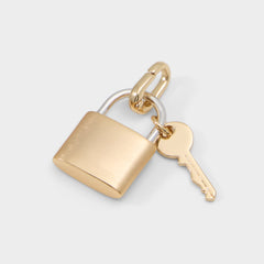 Lockandkey in Metallic Multi - Jewelry charm
