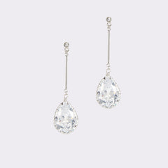 Cares Silver/Clear Multi Women's Earrings - Chandelier earrings