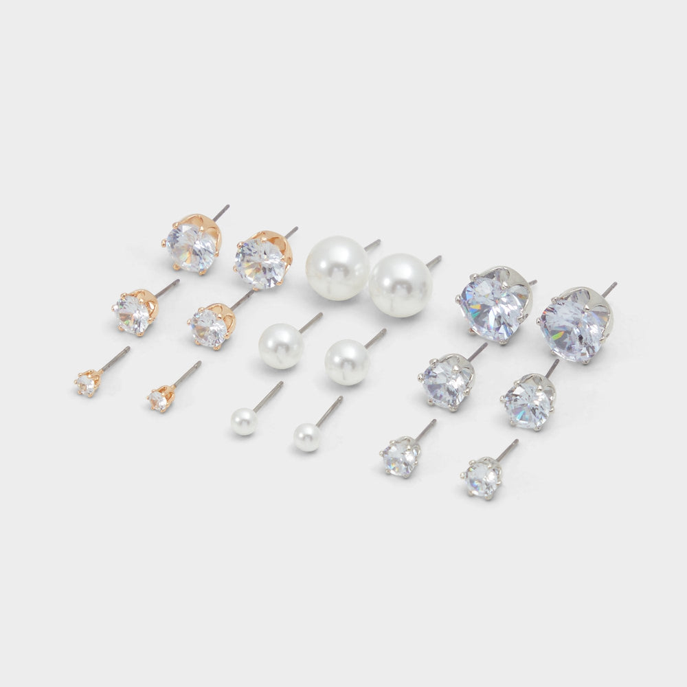 Daniellia Metallic Multi Women's Earrings - Stud earring set