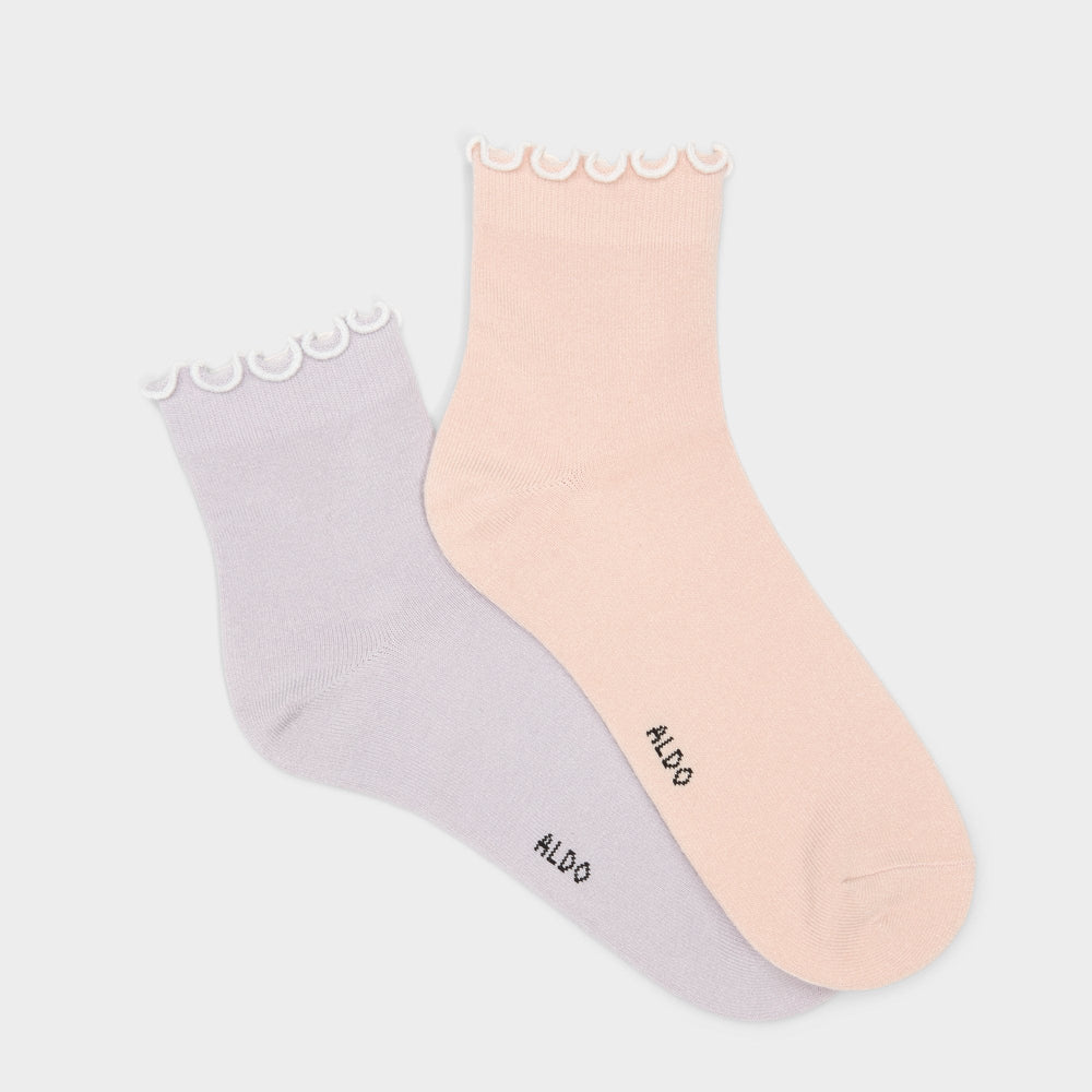 Frilluxe Light Purple Women's Socks - Crew socks