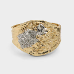 Goldenmajesty in Gold Clear Multi - Bracelet