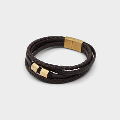Ulerrand Brown Men's Jewelry - Bracelet