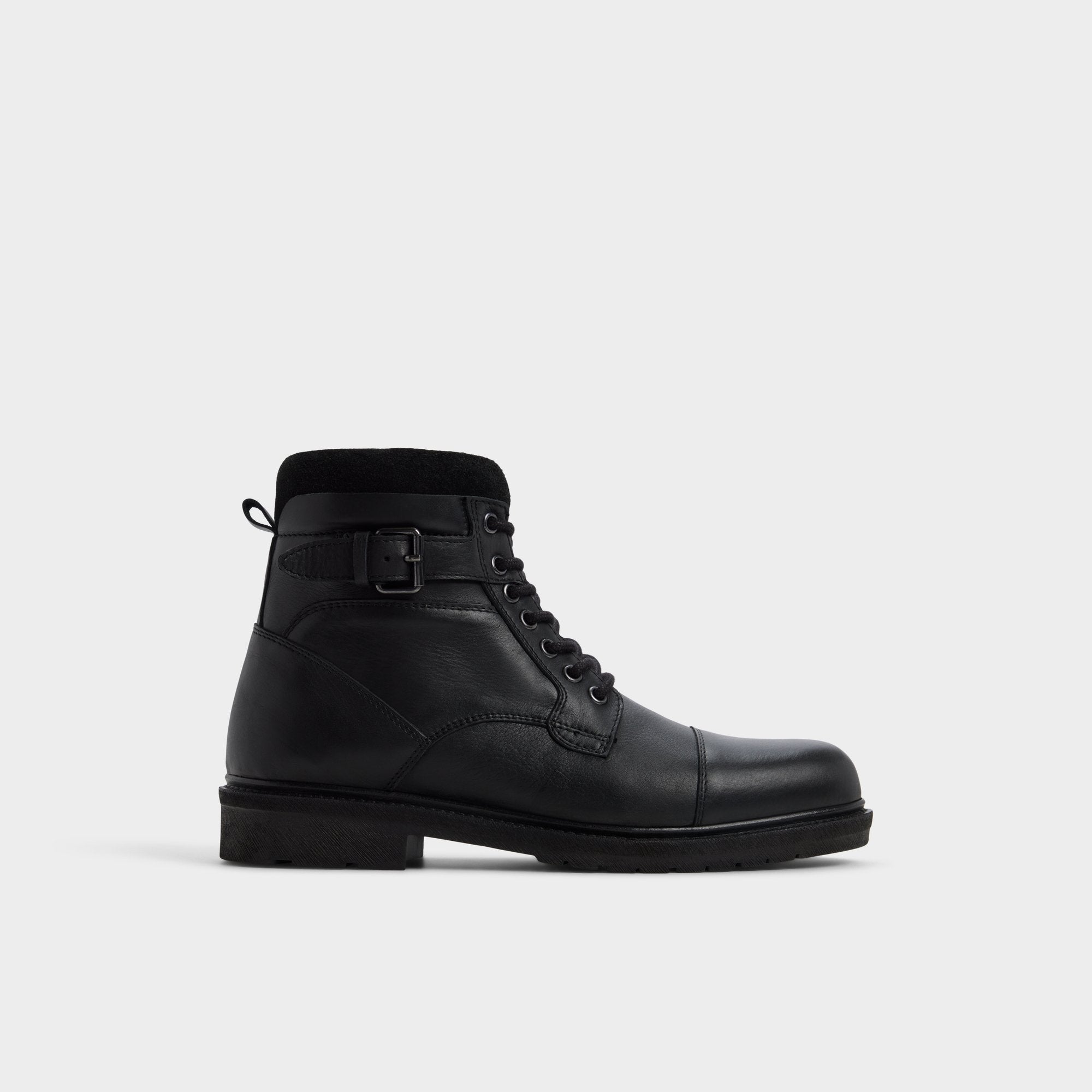 Quaid in Black - Lace-up boot
