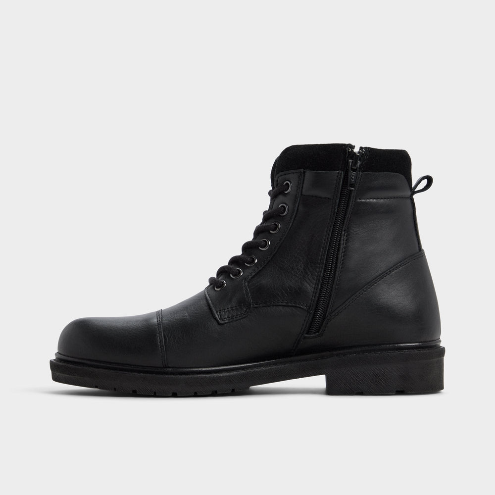 Quaid in Black - Lace-up boot