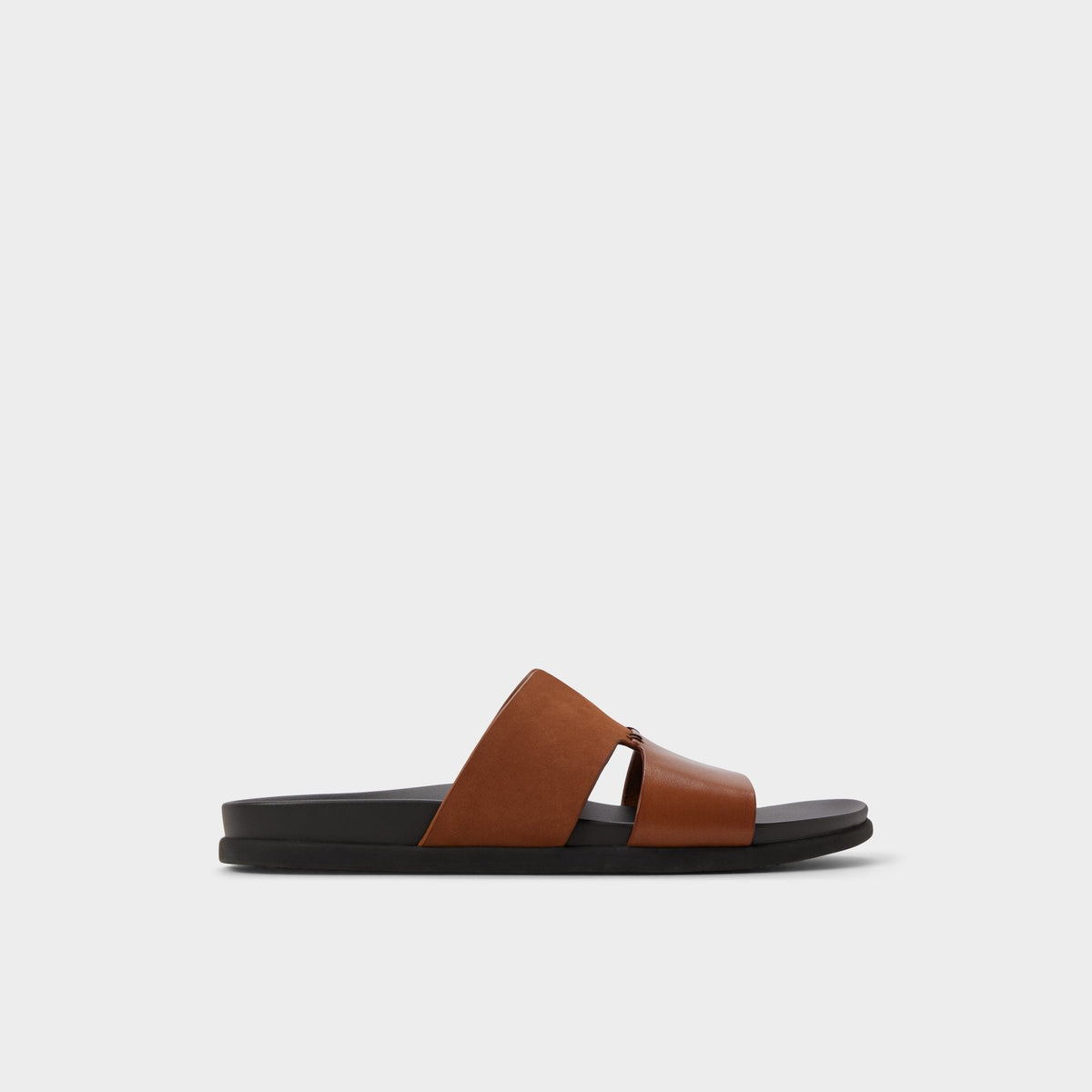 Marcelo in Cognac - Slide sandal