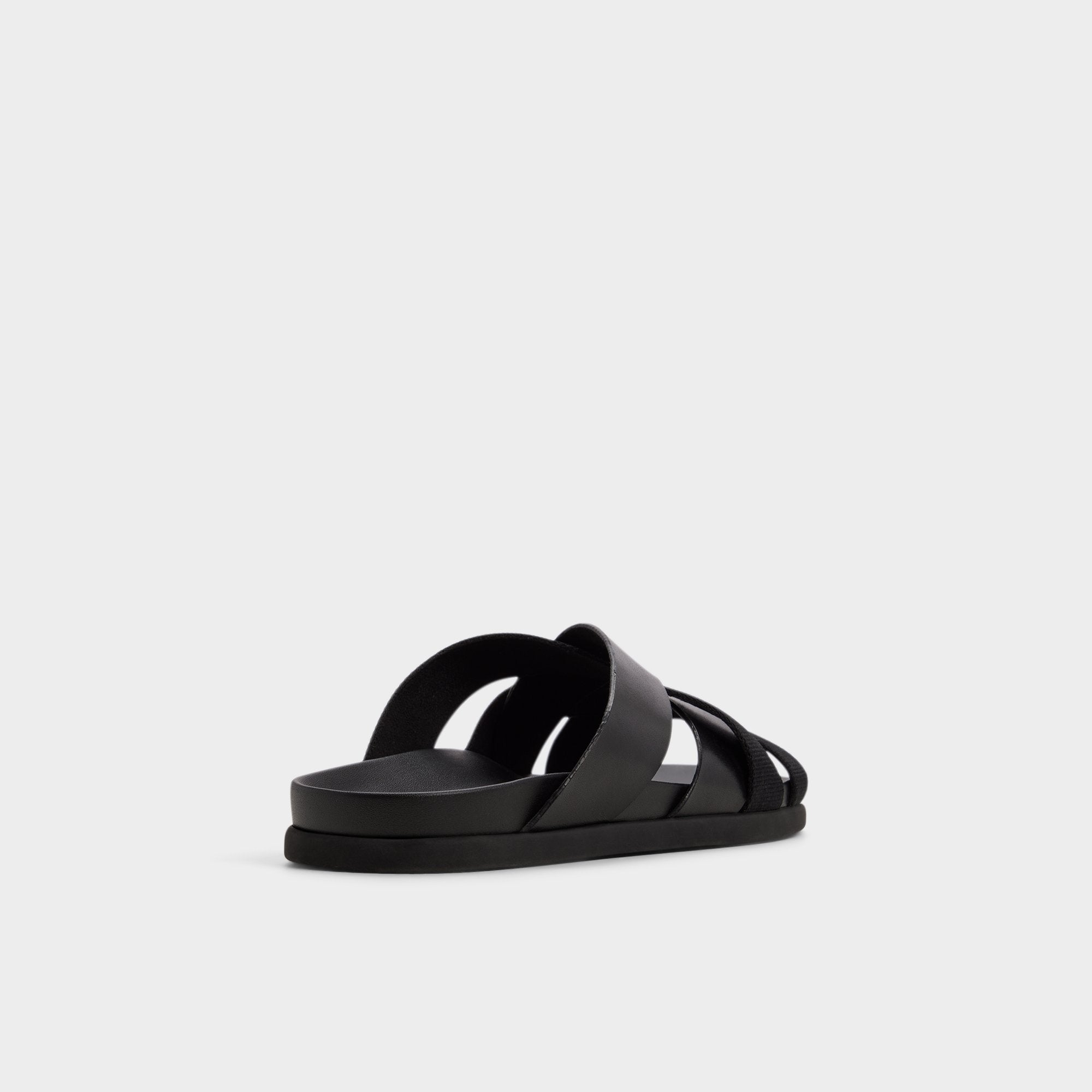 Florian in Black - Slide sandal