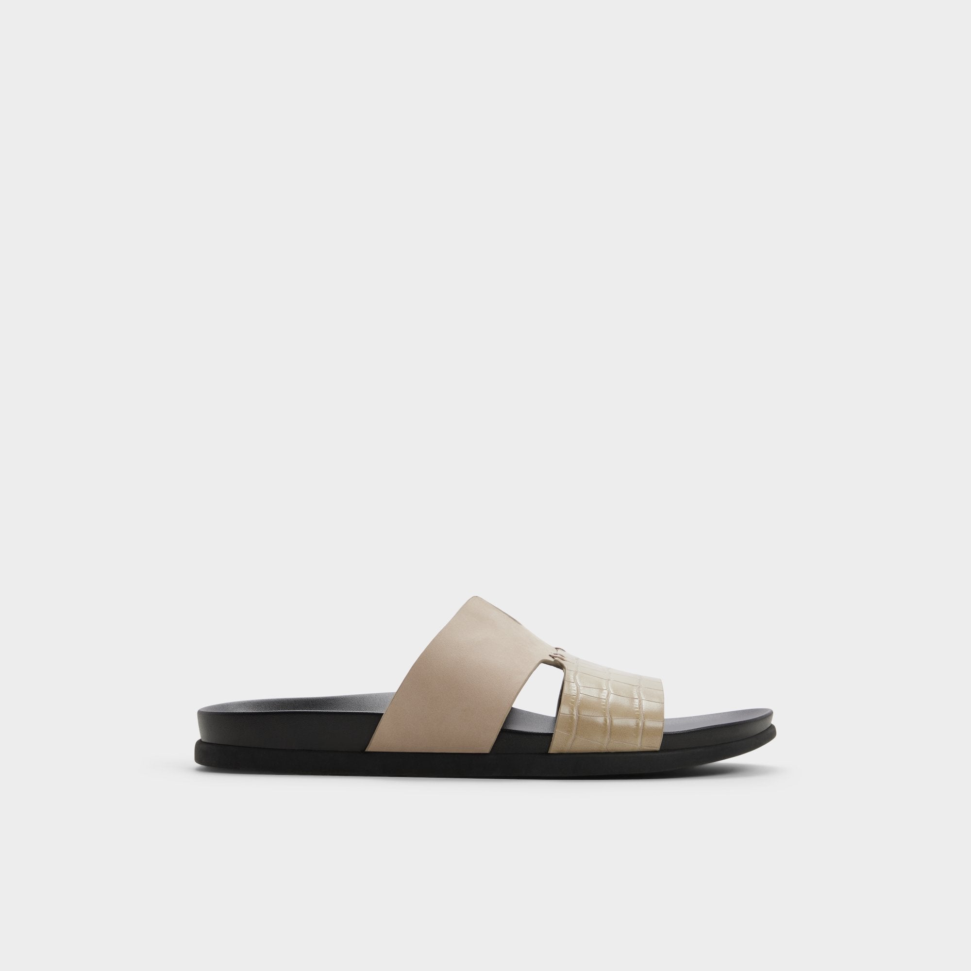 Marcelo in Taupe - Slide sandal