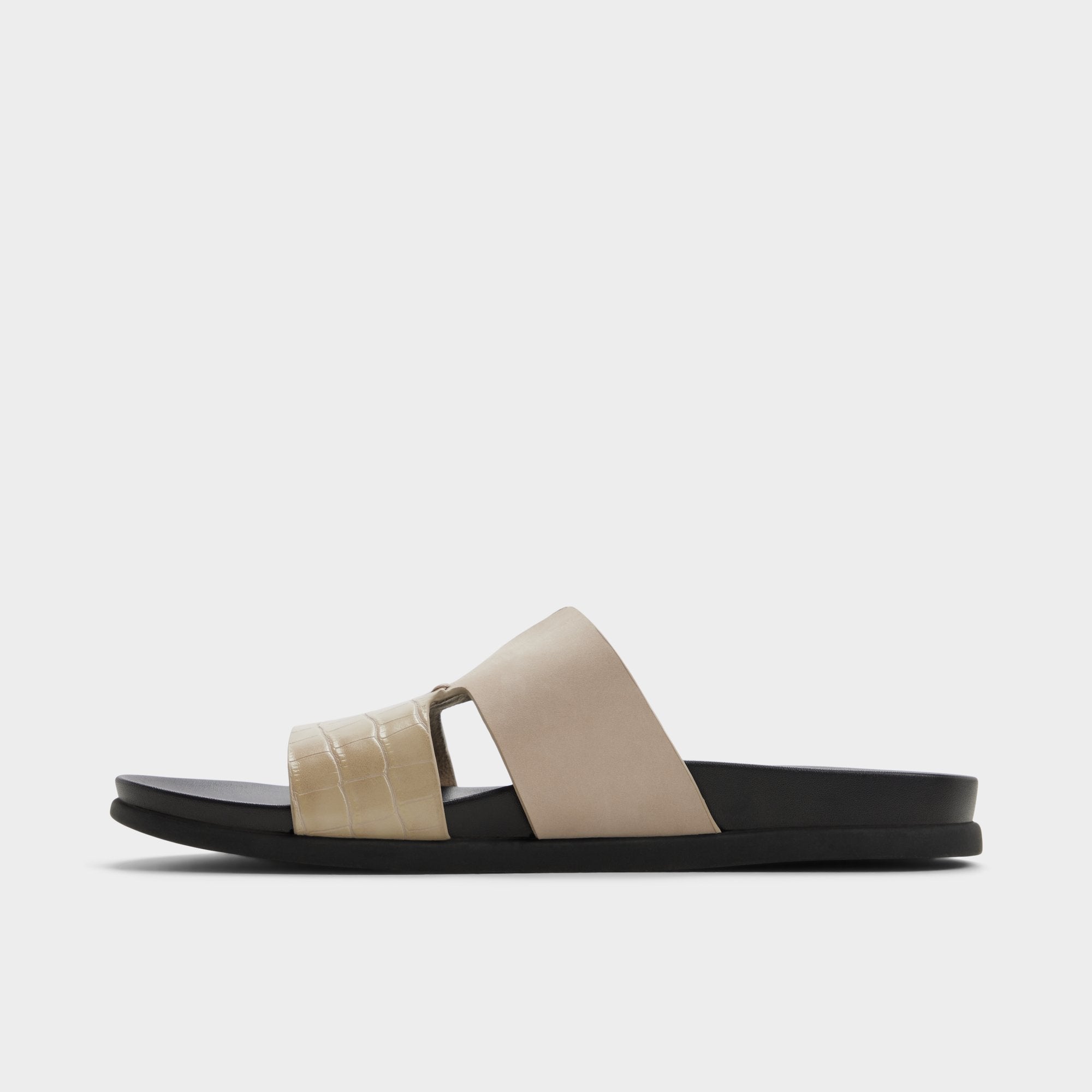 Marcelo in Taupe - Slide sandal