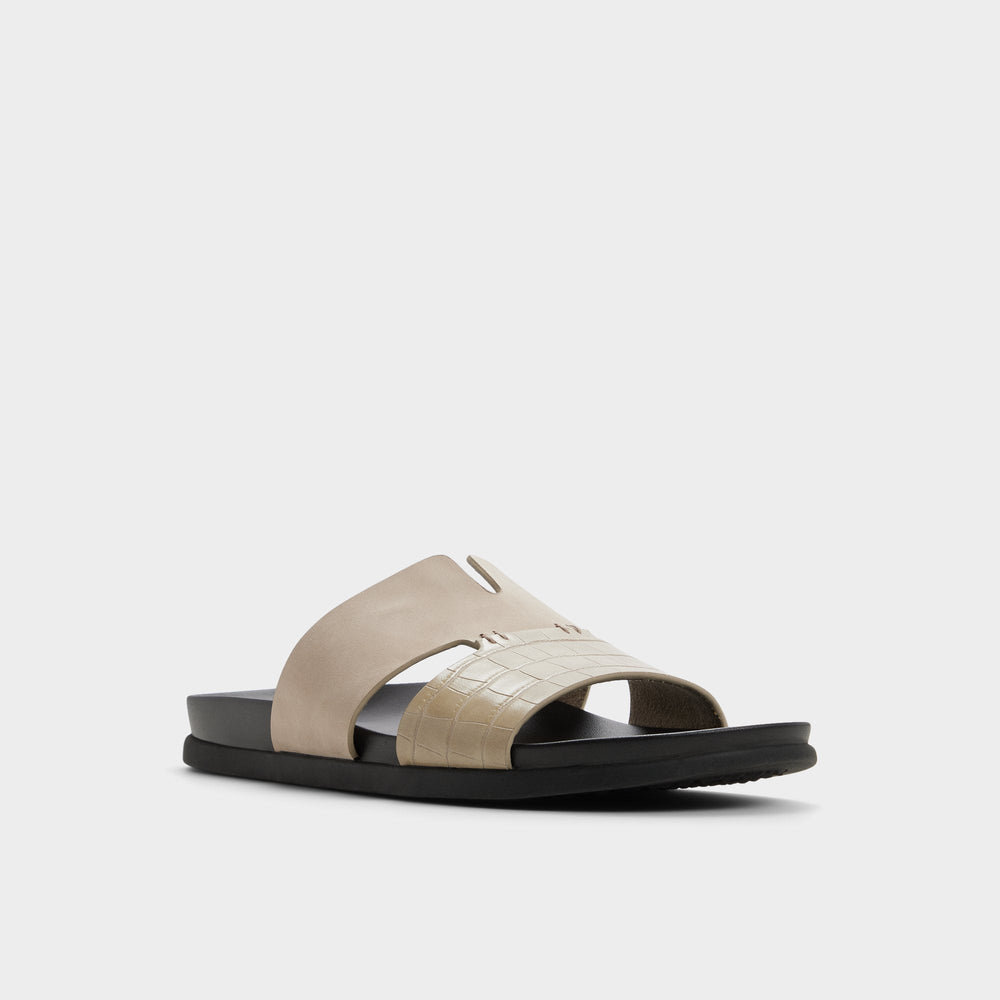 Marcelo in Taupe - Slide sandal