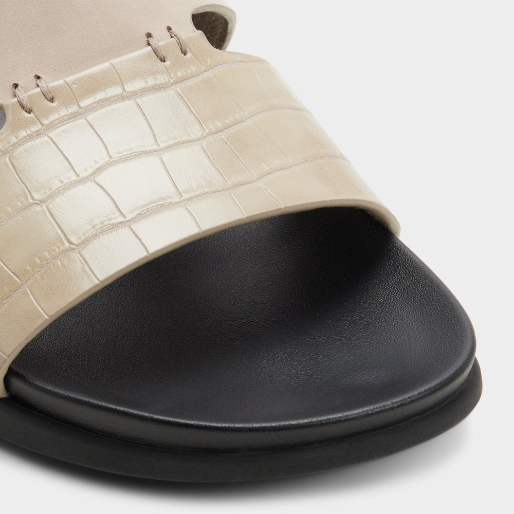 Marcelo in Taupe - Slide sandal