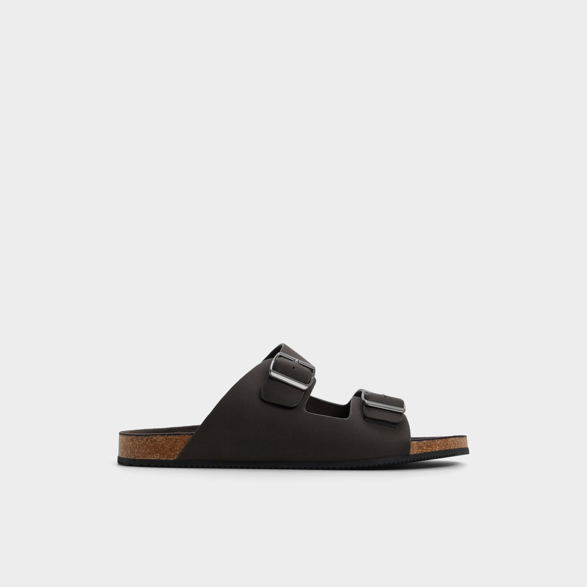 Agustin in Dark Brown - Slide sandal