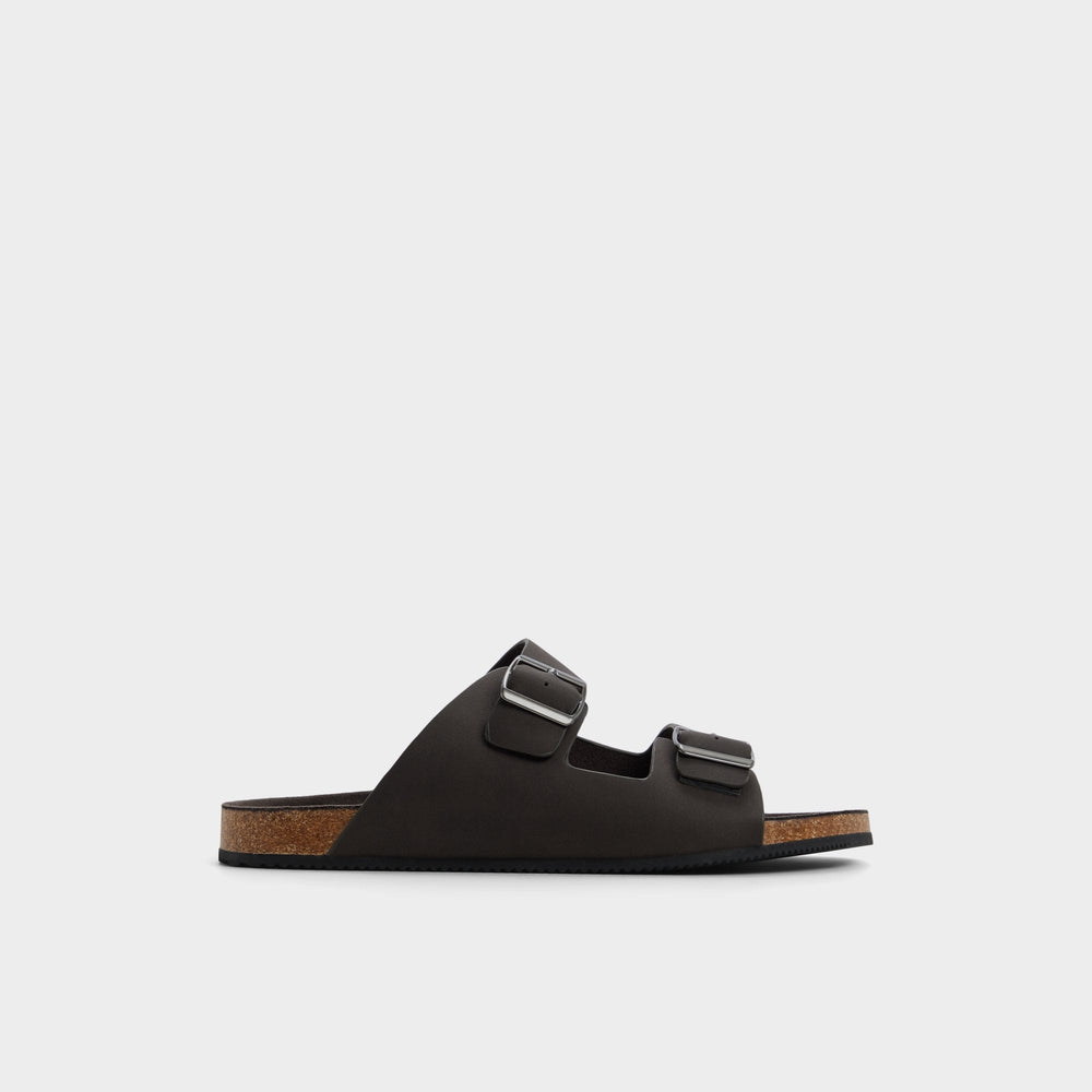 Agustin in Dark Brown - Slide sandal