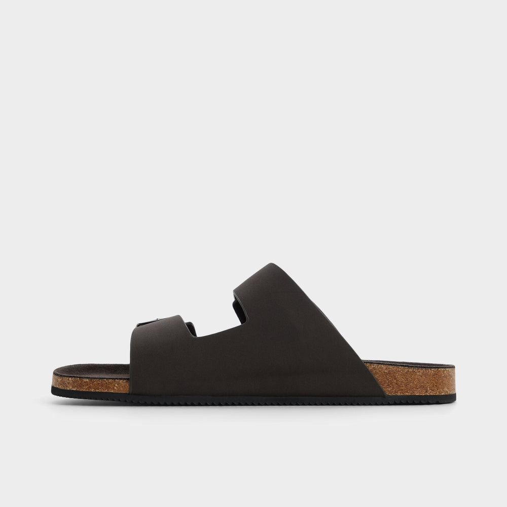 Agustin in Dark Brown - Slide sandal
