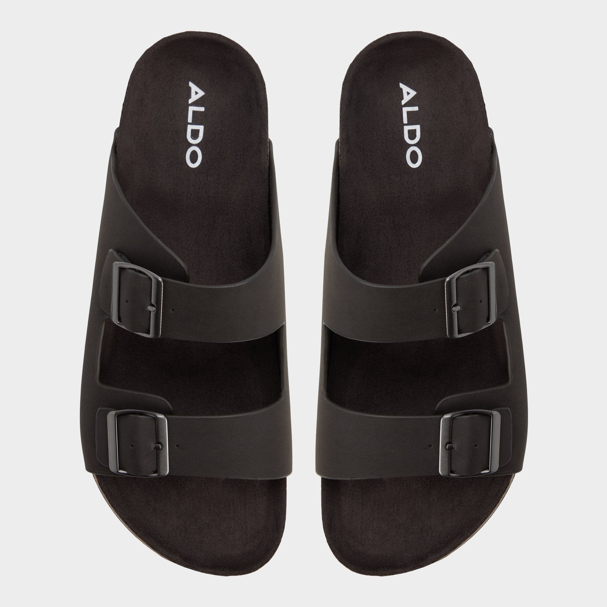 Agustin in Dark Brown - Slide sandal