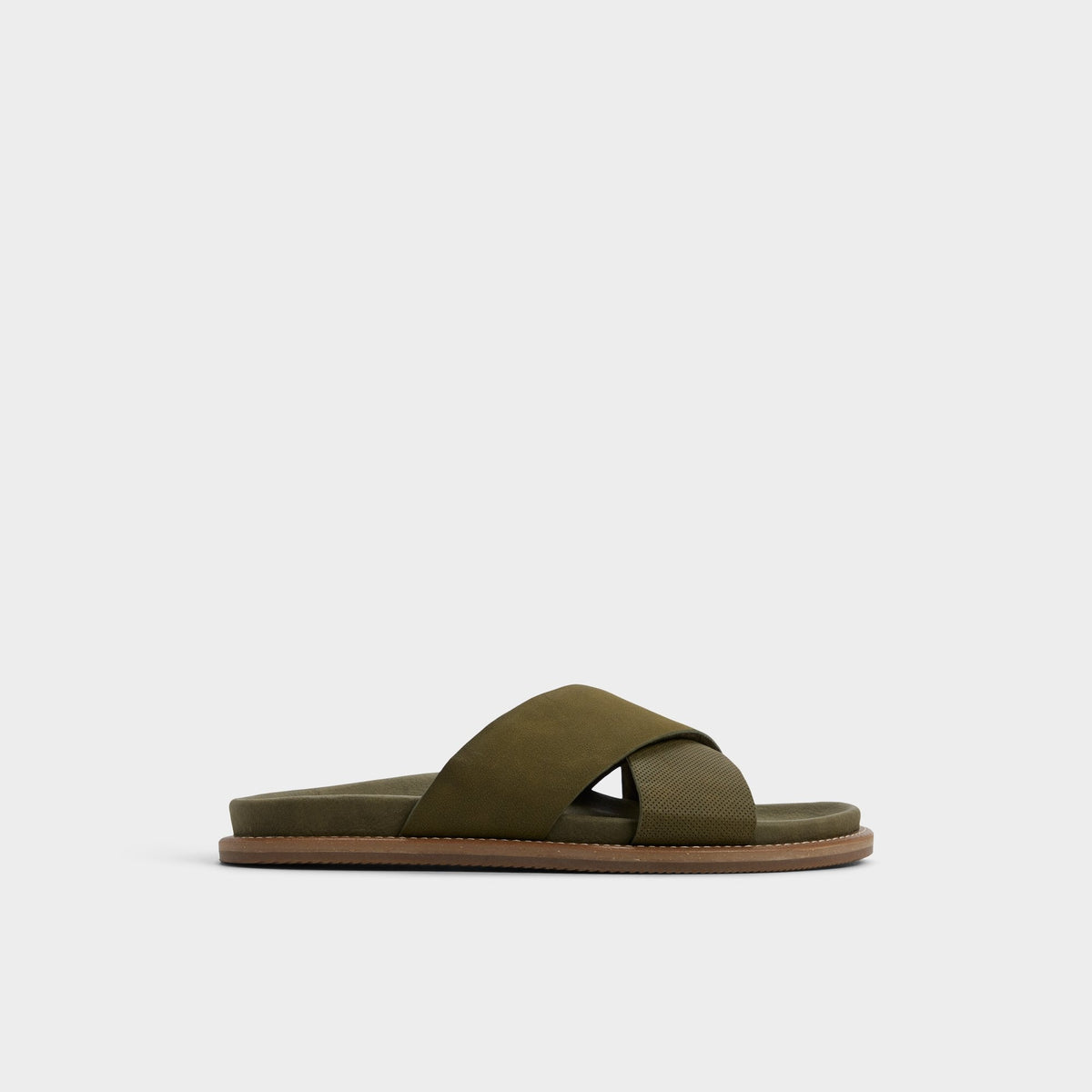 Marrin in Olive - Slide sandal