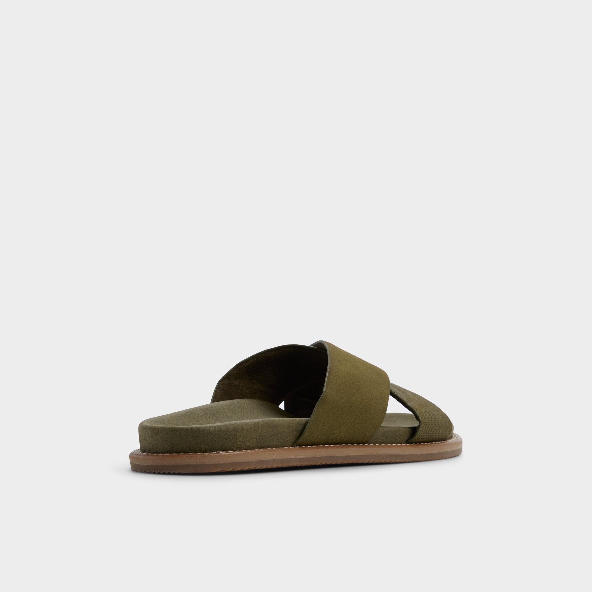 Marrin in Olive - Slide sandal