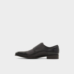 Axwell Black Men's Dress Shoes - Monkstrap loafer