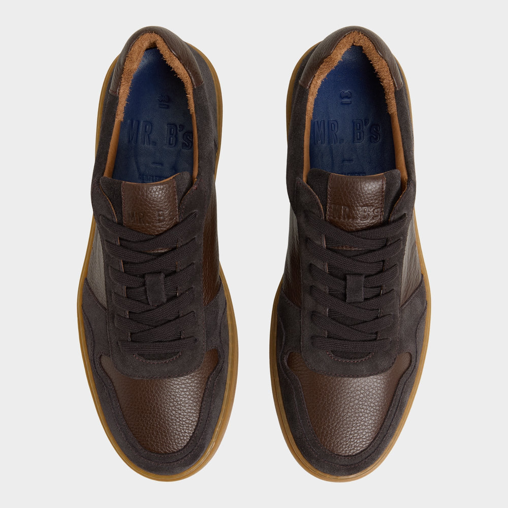 Montie Dark Brown Men's Low top - Low top sneaker Cup sole
